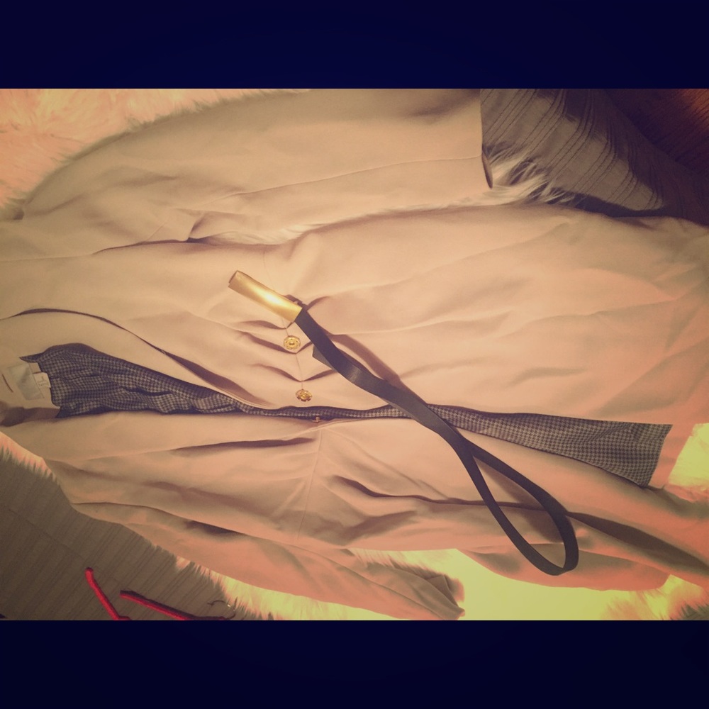 H&M cream coat